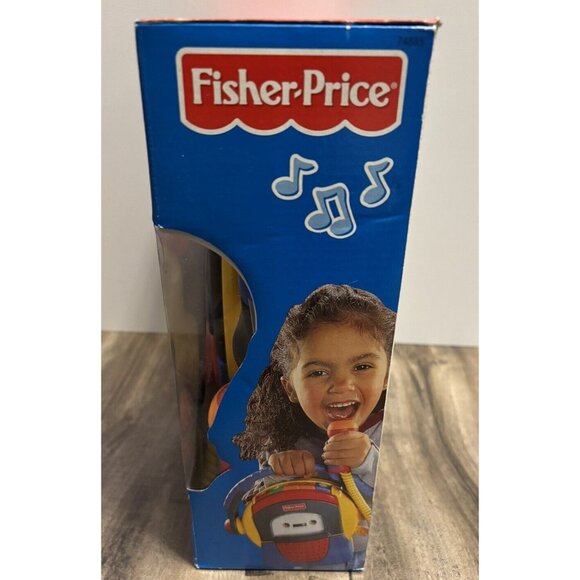 Vintage 2002 Fisher Price Tuff Stuff Tape Recorder Microphone, NIB, untested - Picture 8 of 11